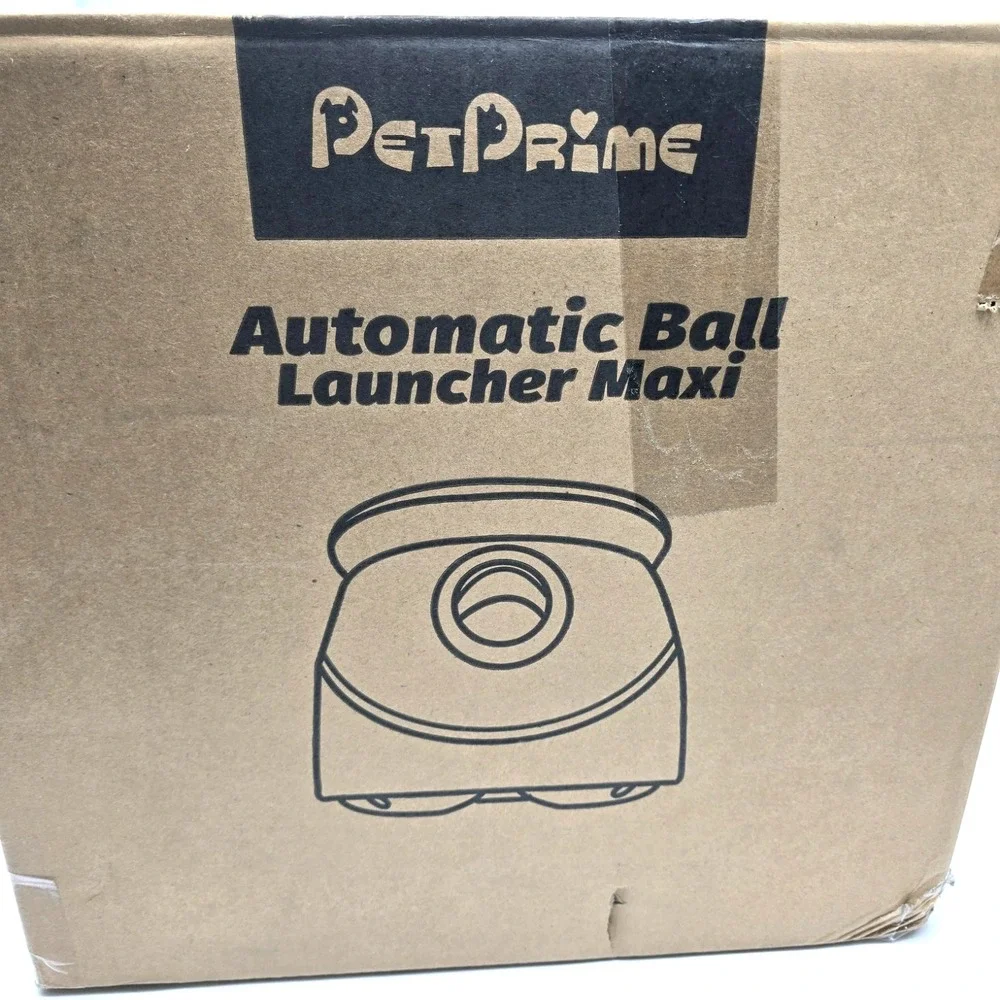 Pet Prime Automatic Dog Ball Launcher Large Dogs 10-64ft - 5 ETPU‎ Balls